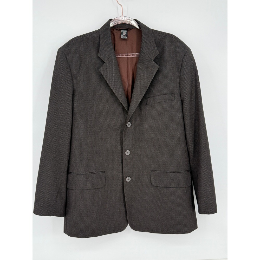Claiborne Mens Blazer 42R Brown Sport Coat Jacket‎ Business Casual Office